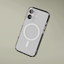 Crystal-clear case with MagSafe® compatibility and reinforced corners