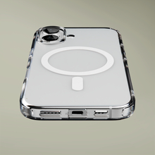 Slim clear magnetic case with UV-printed vibrant design