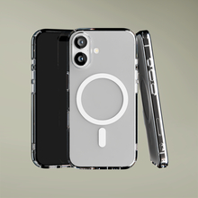 Anti-yellowing transparent MagSafe® case with soft TPU edges