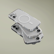 Protective clear MagSafe® case with shock-absorbing corners