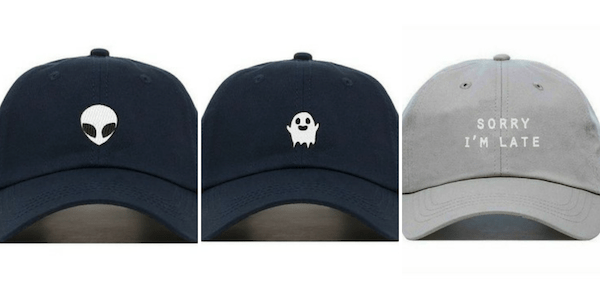Embroidered Hat Designs - Emojis & Fun
