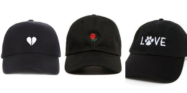Embroidered Hat Designs - Love