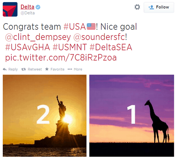 deltaghana Super Bowl - Delta example