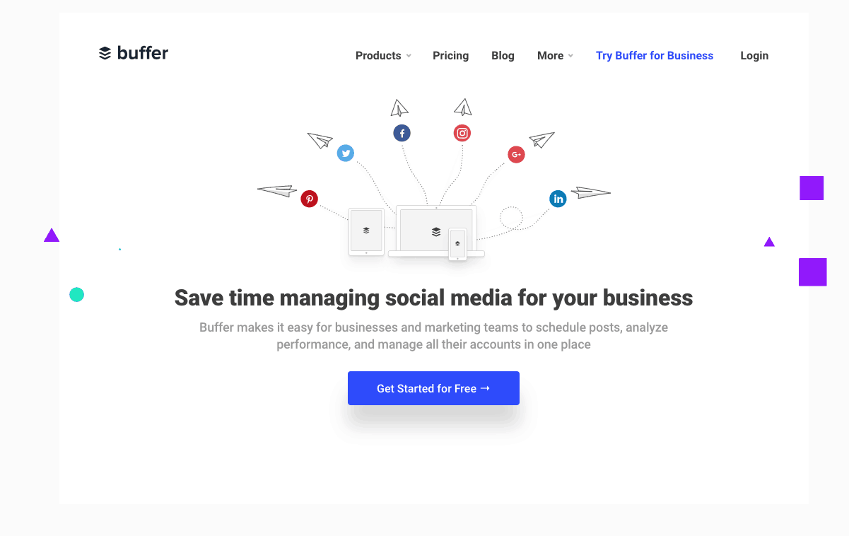Manage Social Media with Buffer