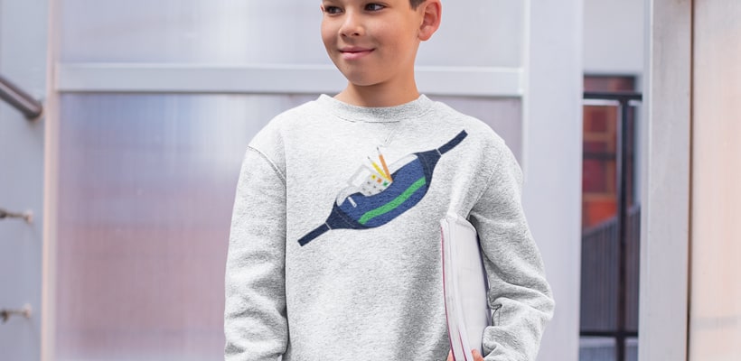 boy with hoodie