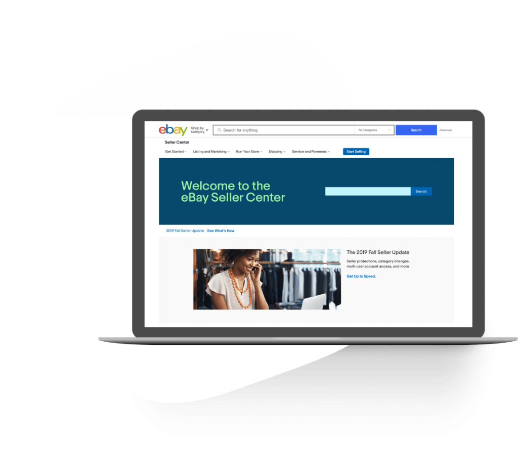 eBay Seller center