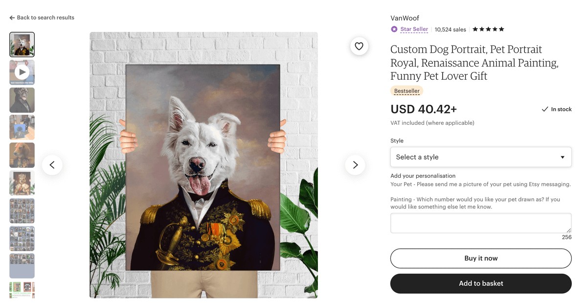 Etsy- High Qualify Product Photos for SEO