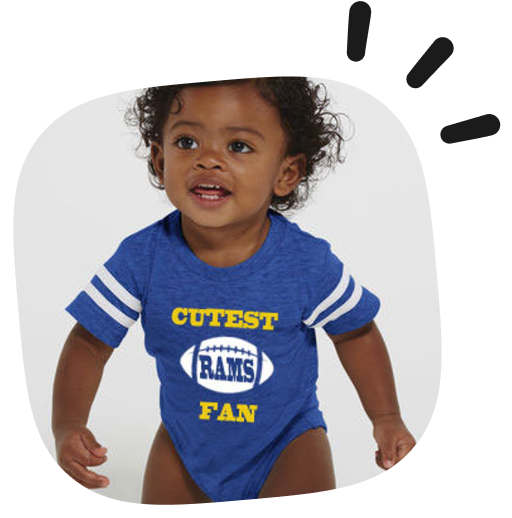 custom sports baby clothes