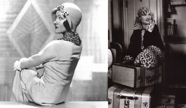mid length leopard skirts 1920s
