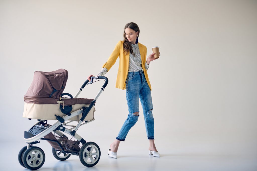 mothern mother with pram
