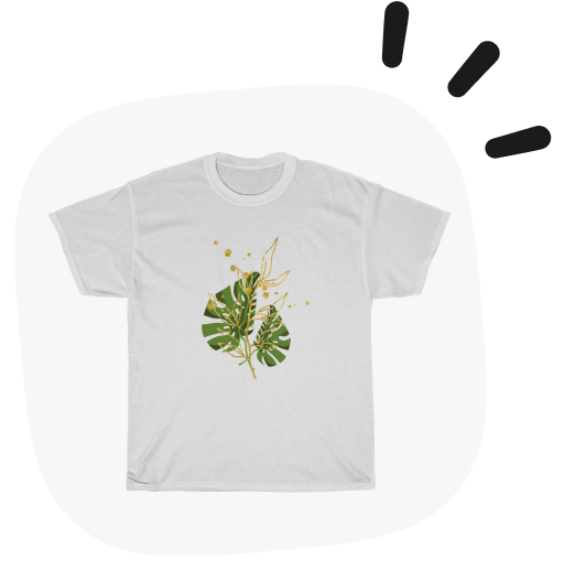 gildan 5000 cotton tee spring design