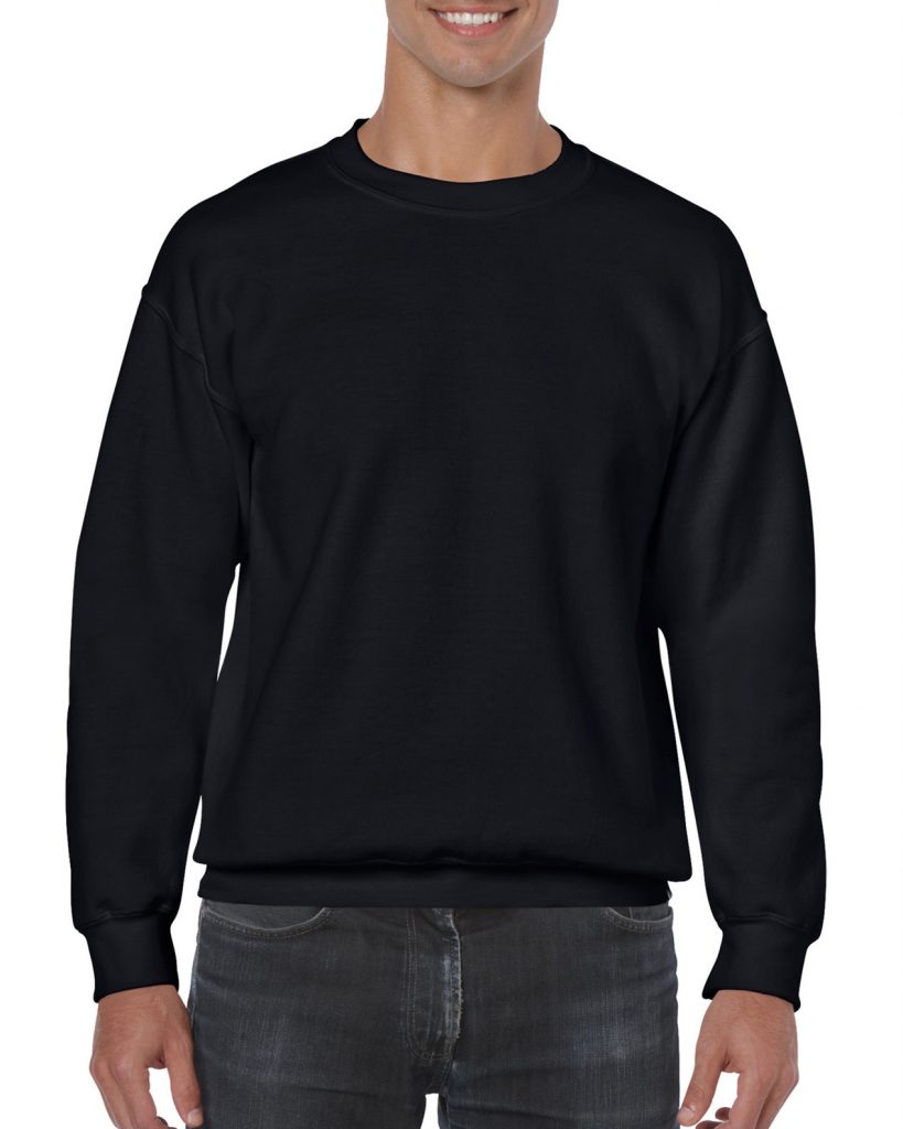 18000 Gildan Heavy Blend™ Crewneck Sweatshirt Heliconia – Detail Basics  Canada