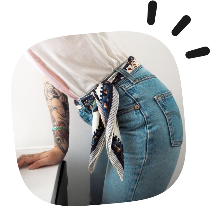 how to make a scarf as a belt