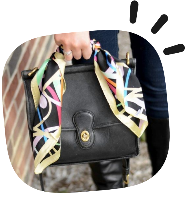 scarf accessory for handbag