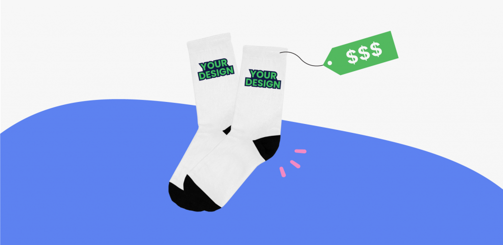 Socks cost on sale