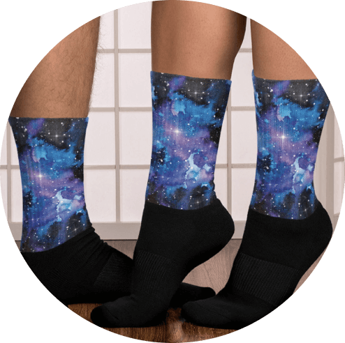 Sublimation Socks - Hypnotic design – Swarez Lifestyle