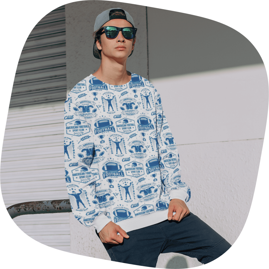 custom sweatshirts logo