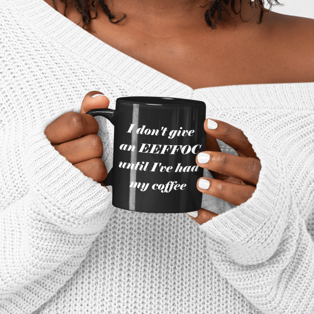 Great ideas for customizing black coffee mugs