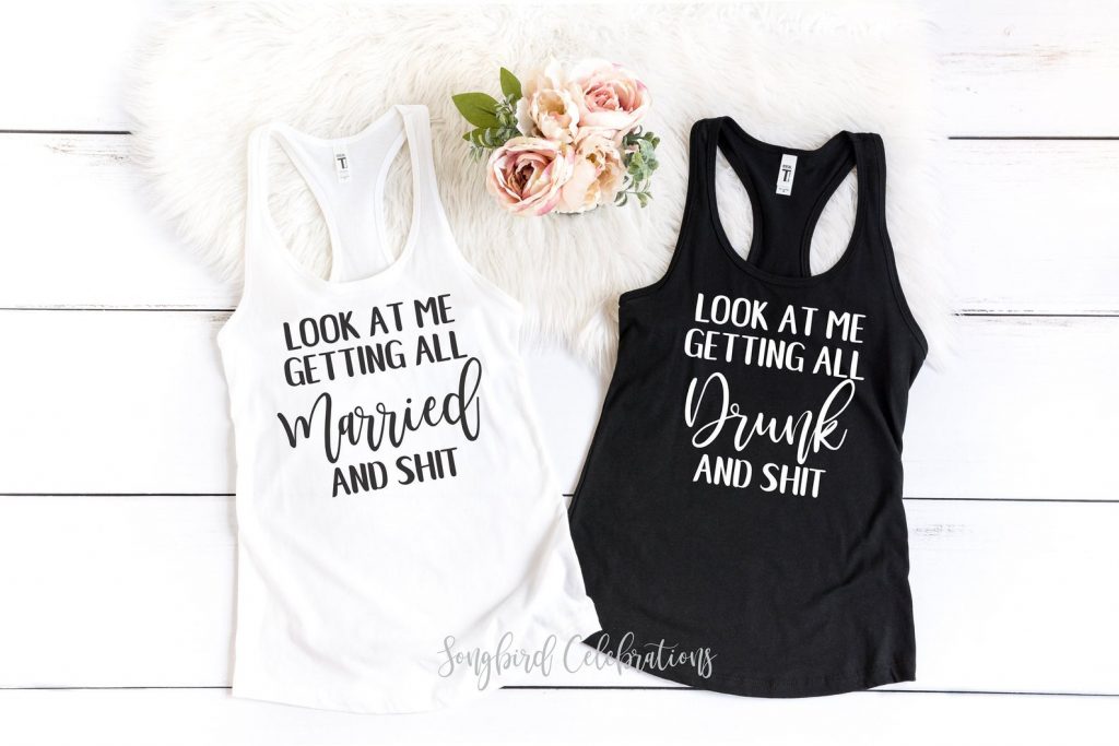 funny getting married bachelorette party shirts