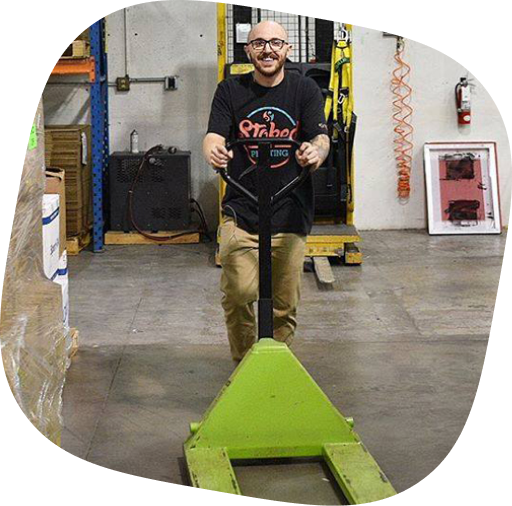 fulfillment center stoked on printing