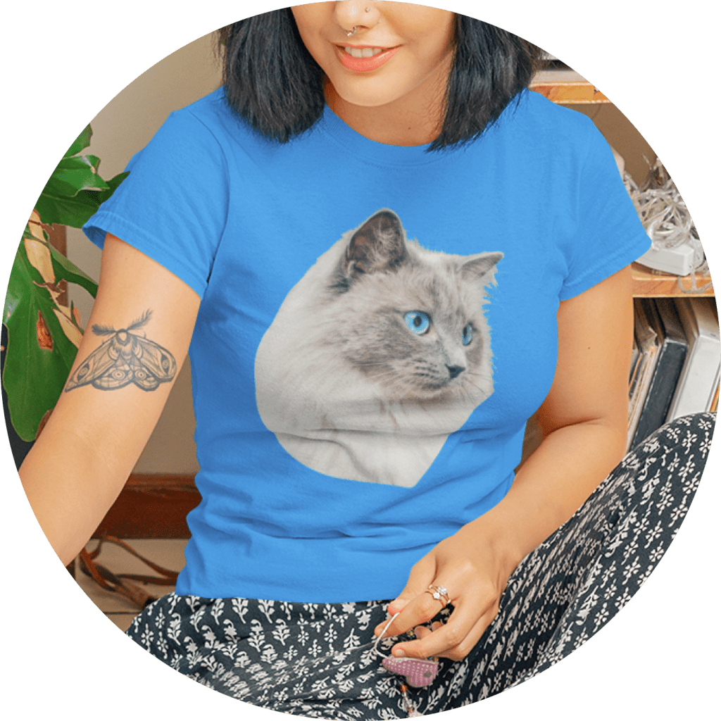 Make Custom Cat T-shirts from $7.10