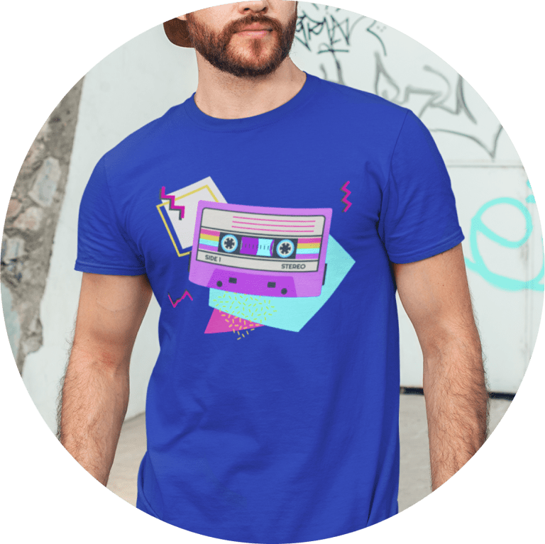 1980s t shirt design
