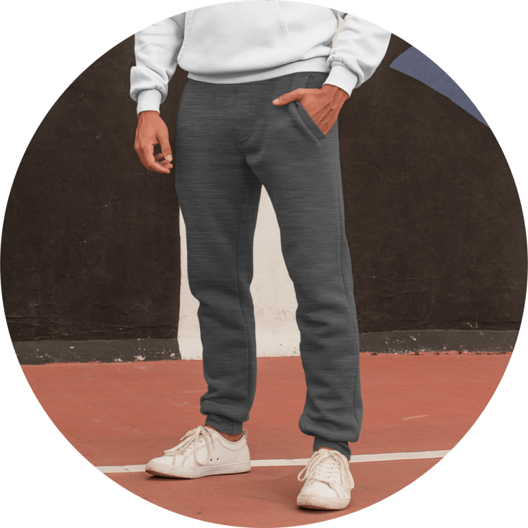 fuzzy custom sweatpants