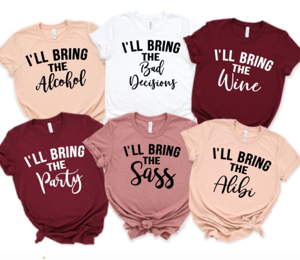 funny bachelorette party shirts