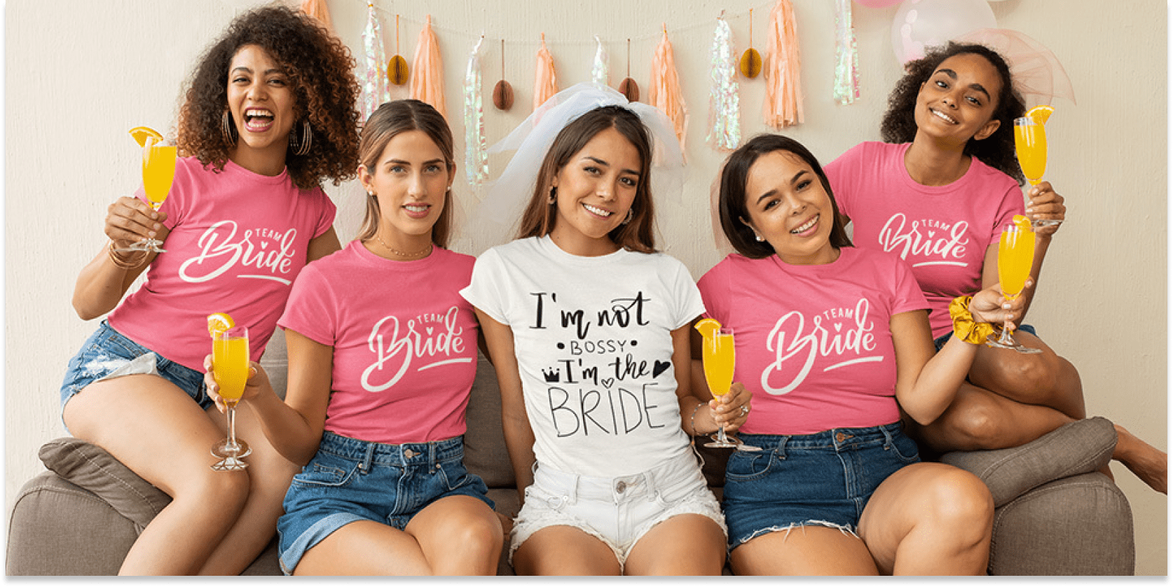 Funny bridal sale party shirts