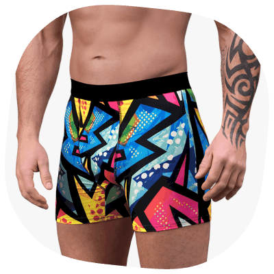 Print On Demand Underwear Mens Panties
