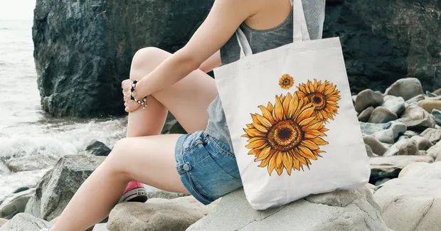 Personalised Tote Bag Printed