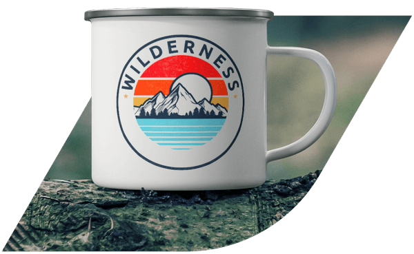 tin campfire mugs wholesale