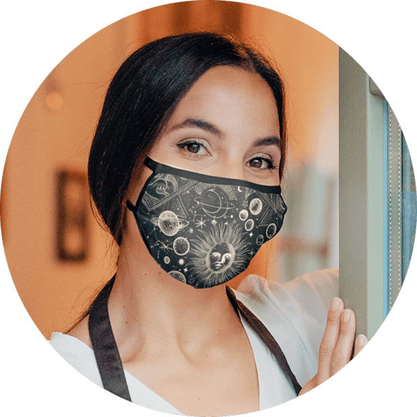 Custom Face Mask Mixed Fabric