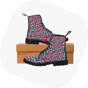 custom printed boots