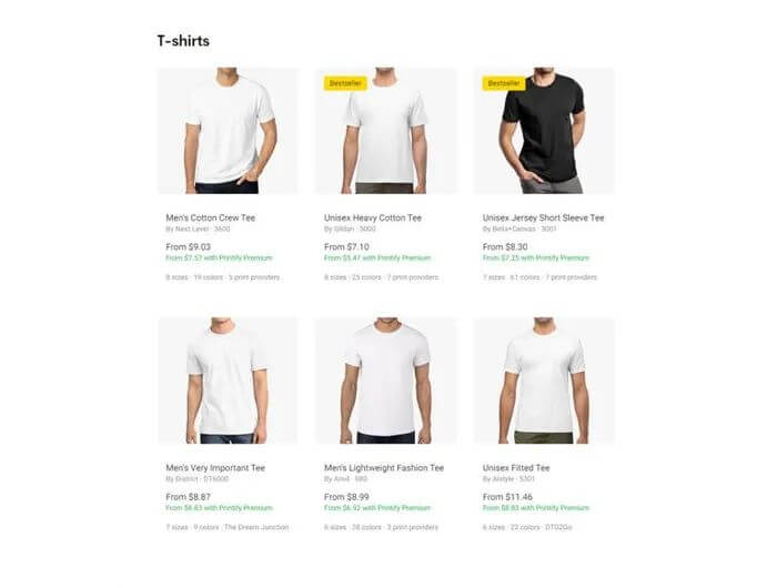 Custom T-shirt Printing Choose Shirt
