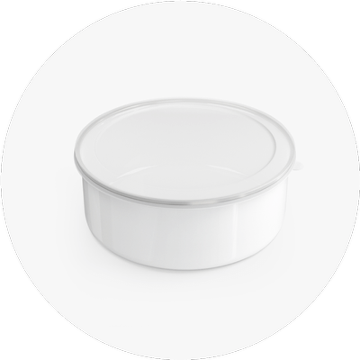 White Labe Products Enamel Bowl