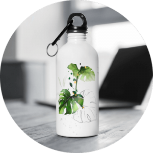 White Label Products Stainless Steel Water Bottle Design