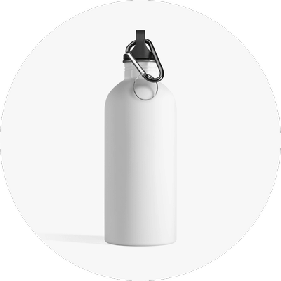 White Label Products Stainless Steel Water Bottle