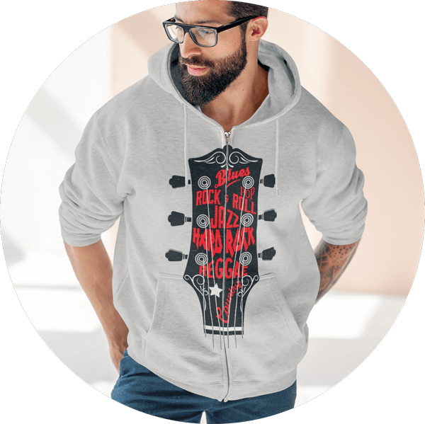 Custom Hoodies Australia Premium Full Zip Hoodie