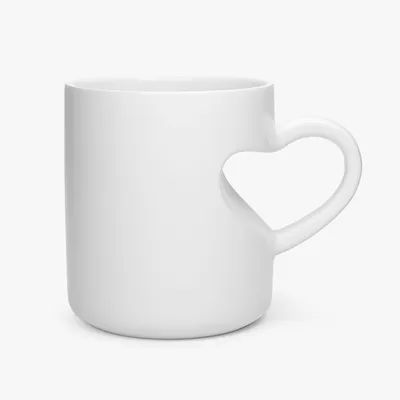 Custom Mugs Australia Heart Shape Mug