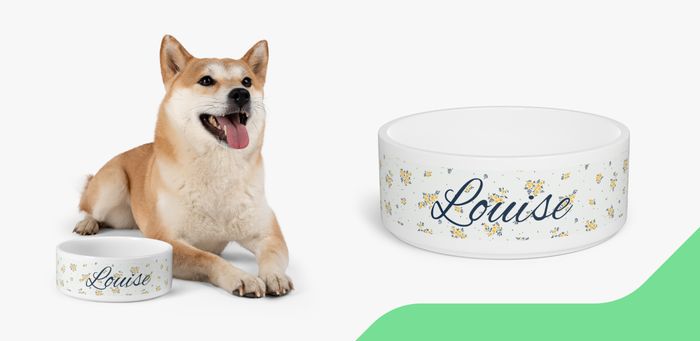 Personalized Pet Products Pet Bowl