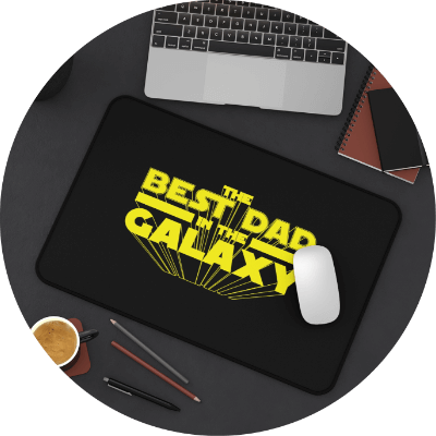 Personalized Father’s Day Gift Ideas Desk Mat