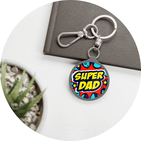 Personalized Father’s Day Gifts - Keyring Tag