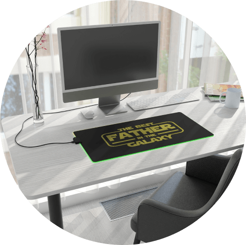 Personalized Father’s Day Gifts - LED Gaming Mouse Pad