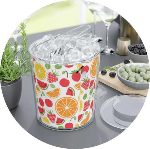 Summer Product Ideas Ice Bucket with Tongs Summer Product Ideas - Ice Bucket with Tongs