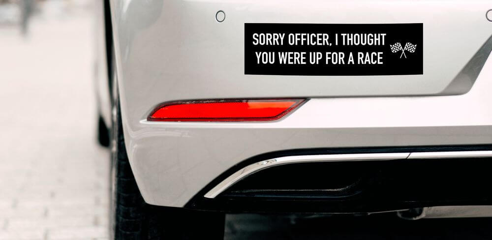 Here's Why You Really Shouldn't Have Bumper Stickers on Your Car