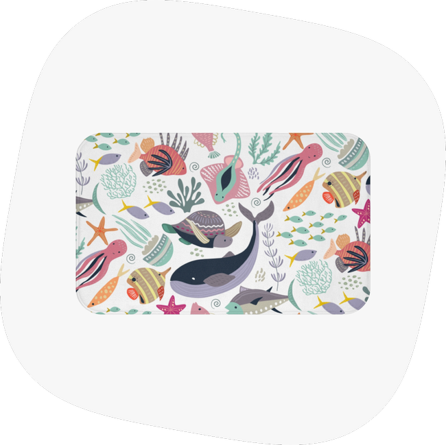 Custom Bath Mats Personalized Bath Mats