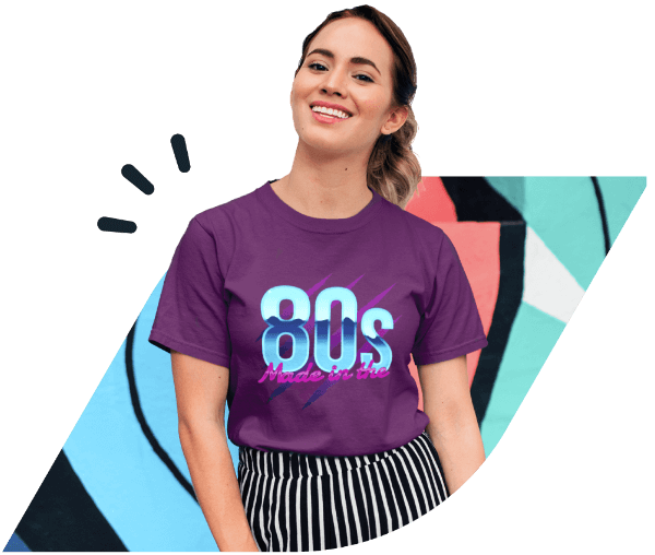 80 s T shirts Printing Printify