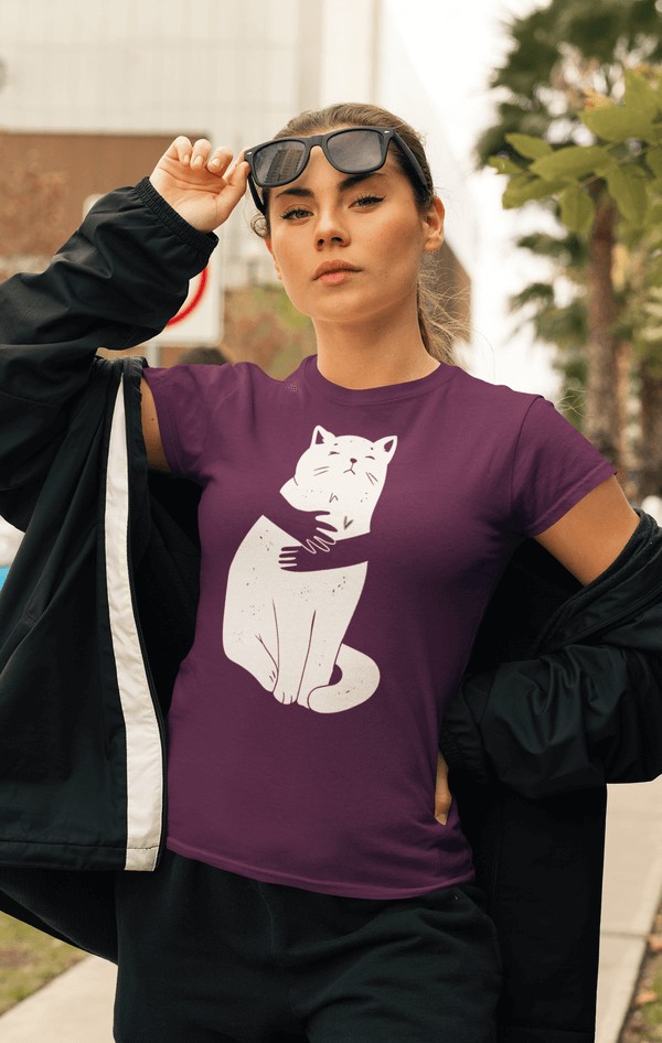 Cat Mom Shirt For Kids Cat Lover T Shirt Womens Cat T Shirt Cute Cat Shirt for Girls Cat Lover Gift Cool Cat Shirt