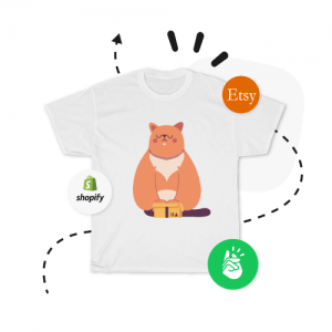 Free cat T-shirt templates to customize and print